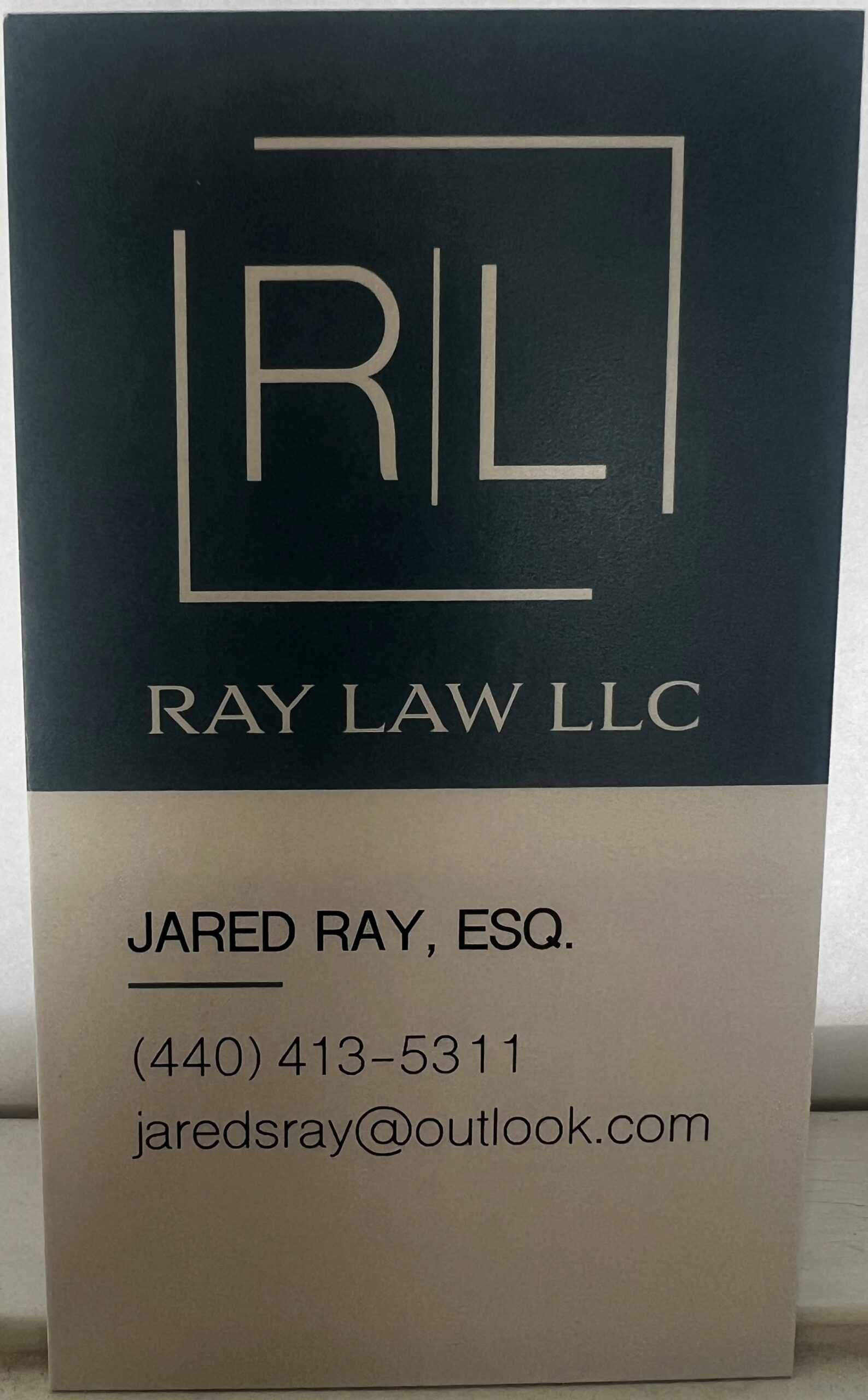 Jared Ray Law Business Card